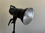 GVM G100W Bi-Color LED Monolight with Lantern Globe Softbox<br/>GVM Monolight with Lantern Globe Softbox