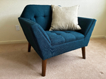 Wide Armchair Set - Dark Blue<br/>Wide Armchair Set - Dark Blue