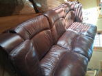 Leather Couch (Brown) -