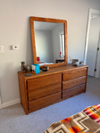 All Wood Bedroom Set + Dining Set, Sleeper Sofa, etc.
