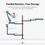 ULANZI Flexible Desk Mount Camera and Mic Mounts<br/>ULANZI Flexible Desk Mount Camera and Mic Mounts