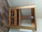 Corner TV Stand Oak