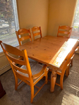 Broyhill Pine Dining Set + Solid Hardwood Coffee Table<br/>Dining Set + Solid Hardwood Coffee Table