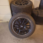 Bridgestone Blizzak Tires <br/>Bridgestone Blizzaks w/ wheels
