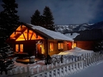 Basalt co<br/>Log cabin in Ruedi