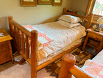 Log Twin Beds for Sale!<br/>These beds are hand-made and a matching set, made of fine wood logs for a rustic look.