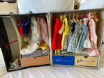 1960's Bubble Cut Platium Barbie/Case/clothes