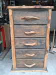 RUSTIC ALPINE CHEST of DRAWERS