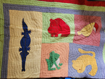 Company Store Kids Twin Animal Quilt