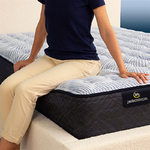 QUEEN BED SET - SERTA 825 COIL MATTRESS, BOX SPRING & FRAME
