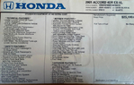 Honda Accord EX 2001