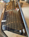 LEER 100XR Fiberglass Truck Cap for early 2nd generation (2007-2013) Toyota Tundra Crewmax, color matched to Pyrite Mica (code 4T3).