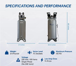 Industrial Grade Air Compressor<br/>4 HP of Quiet Power That Never Quits!