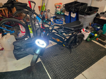 Mini Ebike, 28 mph, 60 mile range 3 pedal assist<br/>Like New, Mini EBike for Teens Huge Headlight, Rear Light Storage