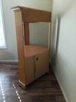 TV Corner Oak Stand