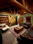 Basalt co<br/>Log cabin in Ruedi