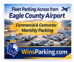 Eagle County Airport - Gypsum CO<br/>Secure parking directly across Eagle County Airport.