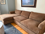 Arhaus Two Piece Sectional Sofa