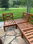 Pottery Barn Outdoor Teak Sectional