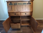 Oxford Oak Drop Leaf Laptop Desk