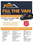 Food Drive<br/>Fill the Van with Epic Mountain Express