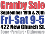 Granby<br/>Estate Sale This Weekend!