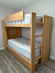Oak Bunk with Trundle