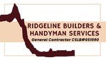 Ridgeline Builders & Handyman Services<br/>General Contractor CSLB#651990